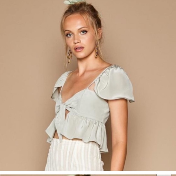 Stone Cold Fox Tops - Stone Cold Fox Riviera silk blouse